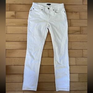 Eileen Fisher White Pants Size 2 Organic Cotton - Clean Girl, Eco Aesthetic